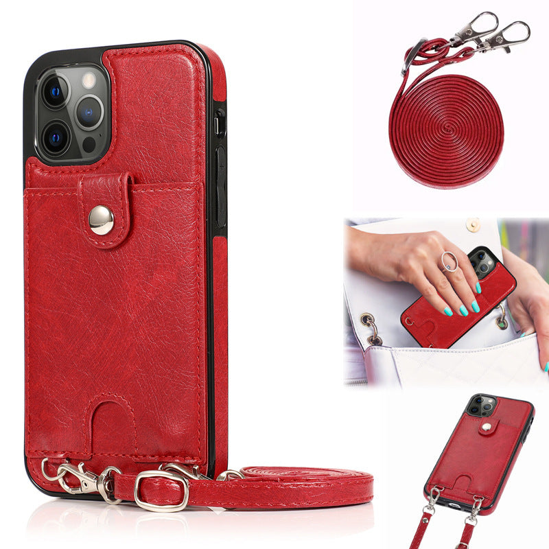 Card Phone Leather Case