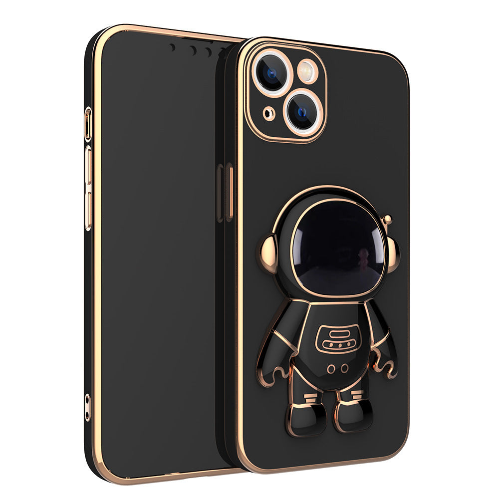 Electroplating 6D Astronaut Bracket Protective Case Cover