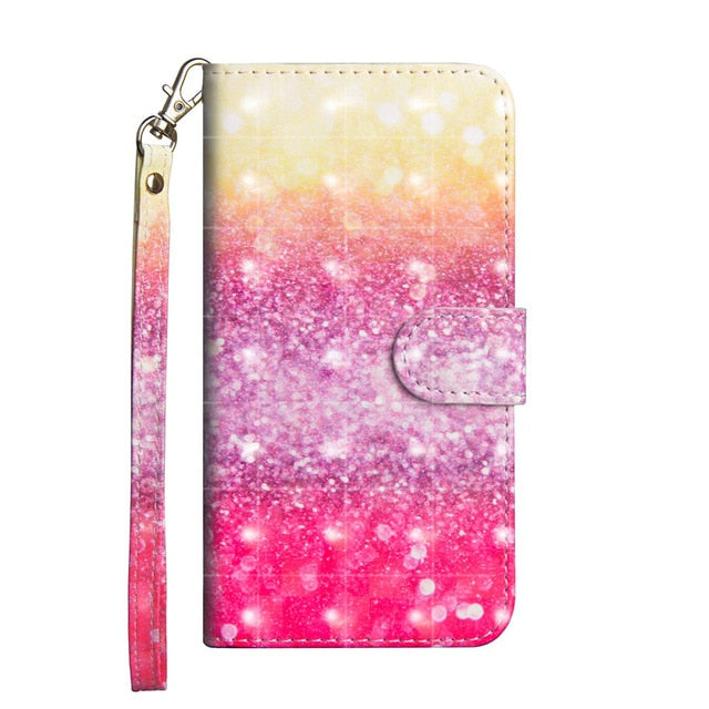 Printed Cute Animal Slot Wallet Cover