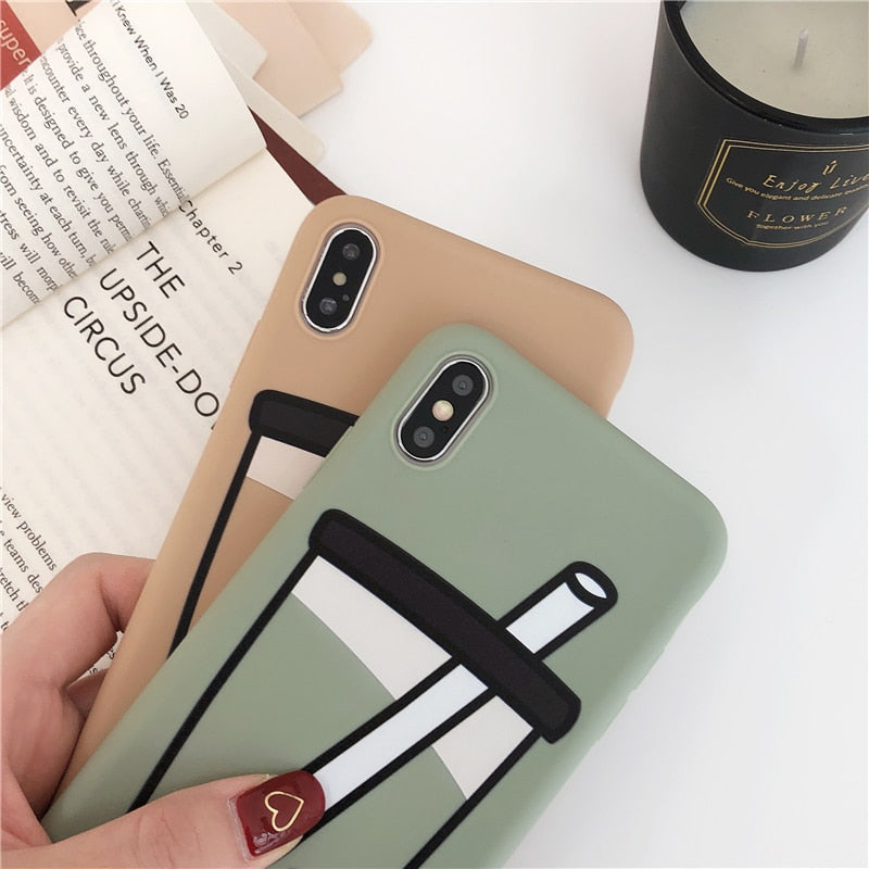 Bubble Tea Matte Case