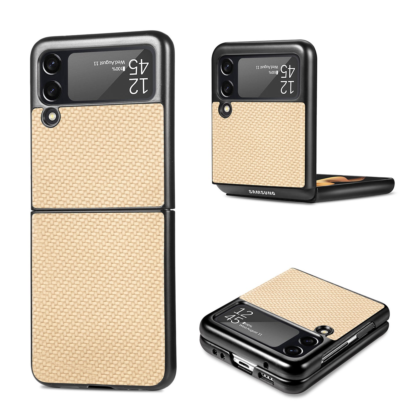 All-Inclusive Drop Resistant Fiber PC Slim Phone Case