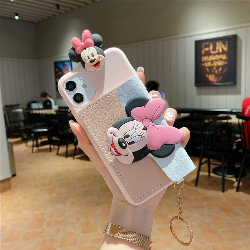 Mickey and Minnie Card and Coin Purse