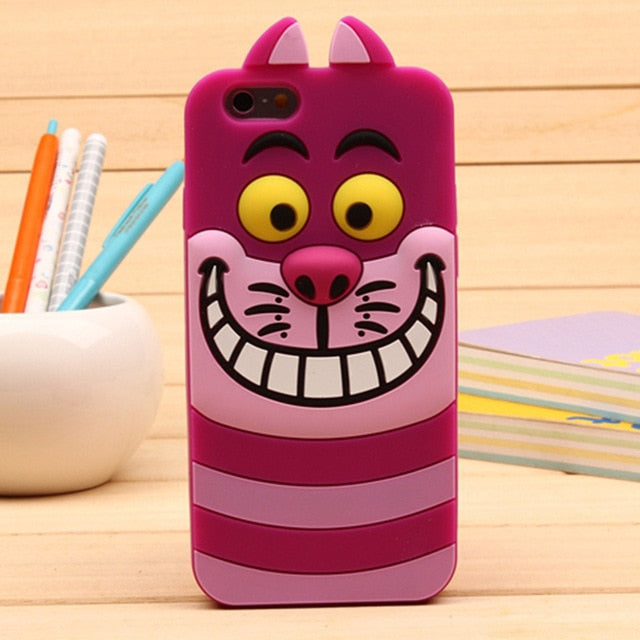 3D Cartoon Soft Silicone Phone Case