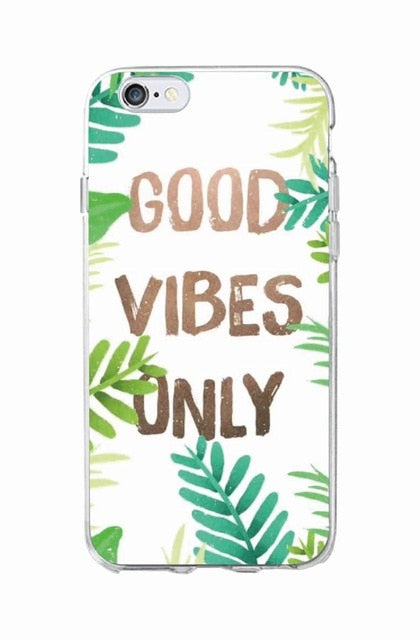 Only Love Happy Trust Quote Soft Phone Case