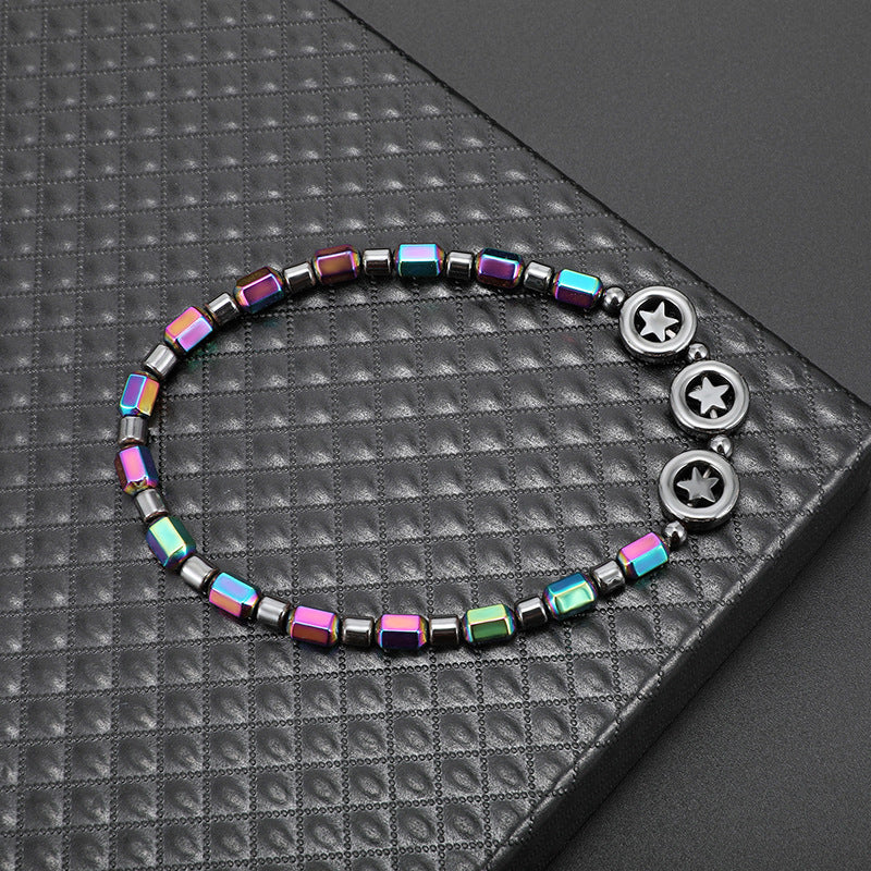 European And American Popular Circle Hand-Beaded Anklet