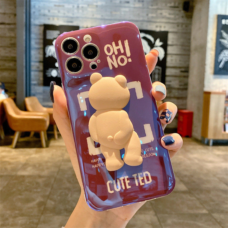 Three-Dimensional Ted Phone Cover