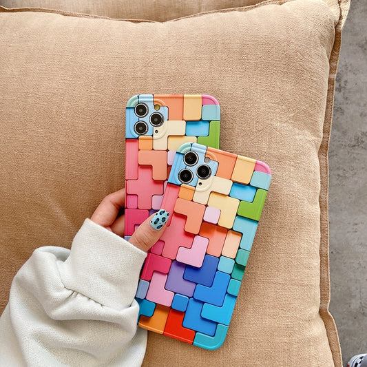 Colorful Block Phone Case