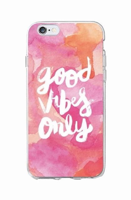 Only Love Happy Trust Quote Soft Phone Case