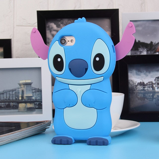 3D Cartoon Soft Silicone Phone Case