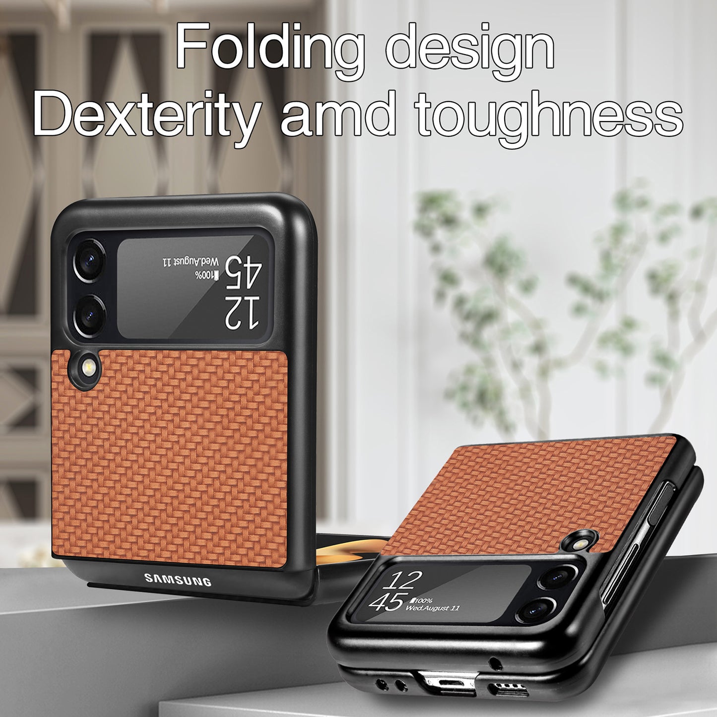 All-Inclusive Drop Resistant Fiber PC Slim Phone Case