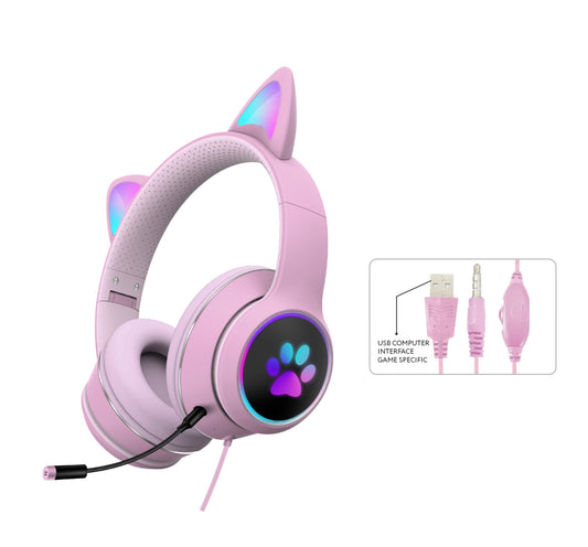 RGB Luminous Cat Ear Headset