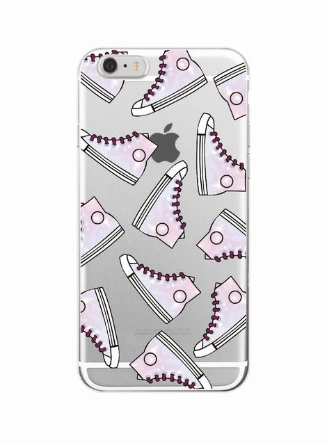 Cute Donuts Fries Before Guys Hearts Unicorn Pizza Soft Clear Phone Case