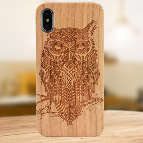 Laser Engraving Real Wood Phone Case