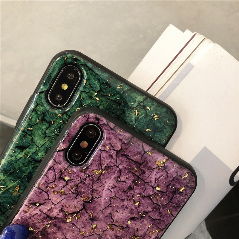 Marble Glitter Phone Case