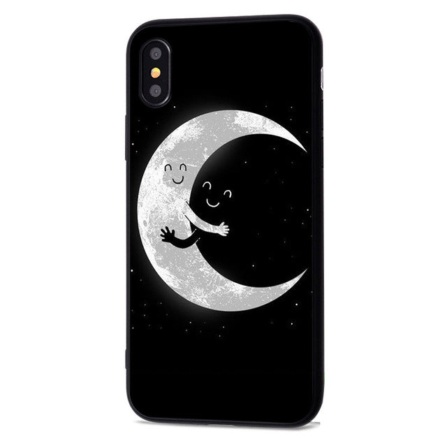 Space Moon Astronaut Phone Case