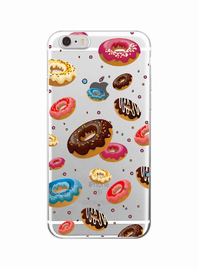 Cute Donuts Fries Before Guys Hearts Unicorn Pizza Soft Clear Phone Case