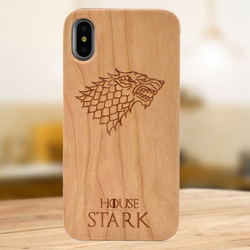 Laser Engraving Real Wood Phone Case