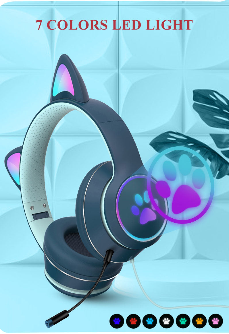 RGB Luminous Cat Ear Headset