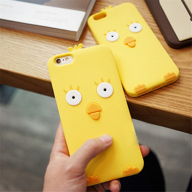 3D Cartoon Soft Silicone Phone Case