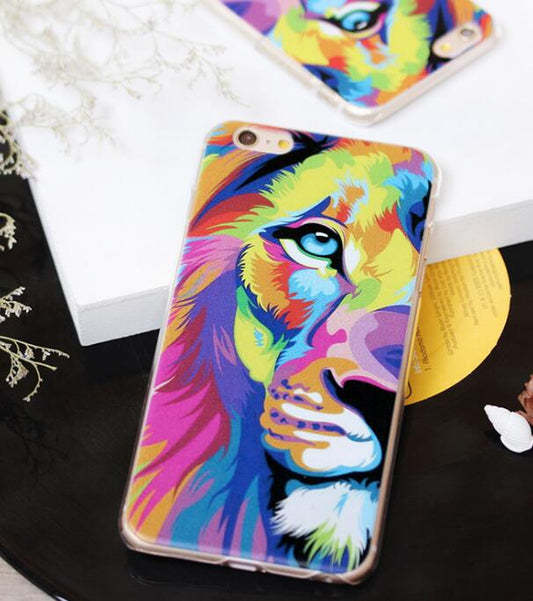 Lion Silicon Case