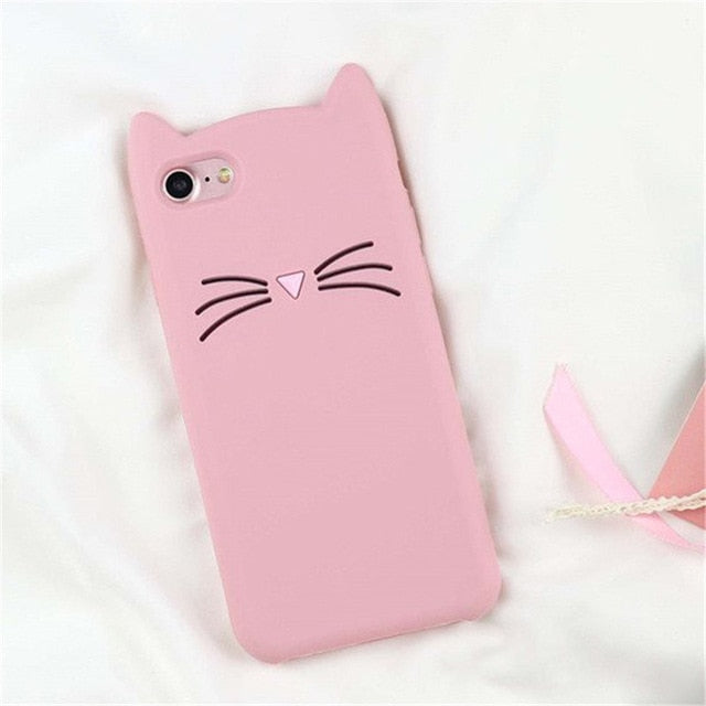 3D Cartoon Soft Silicone Phone Case