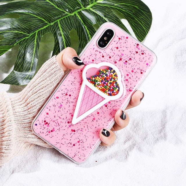 3D Dynamic Ice Cream Phone Case