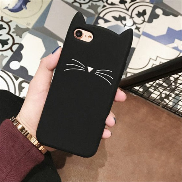 3D Cartoon Soft Silicone Phone Case