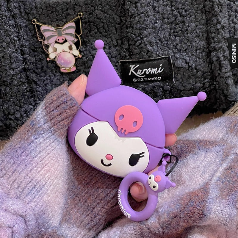 Big Head Kuromi AirPod Case