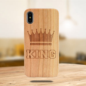 Laser Engraving Real Wood Phone Case