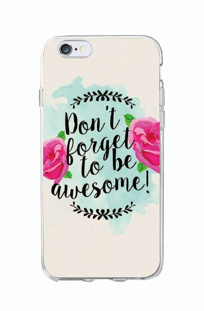 Only Love Happy Trust Quote Soft Phone Case