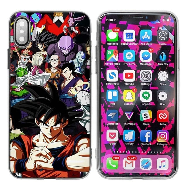 Dragon Ball Z Anime Goku Cartoon Phone Case