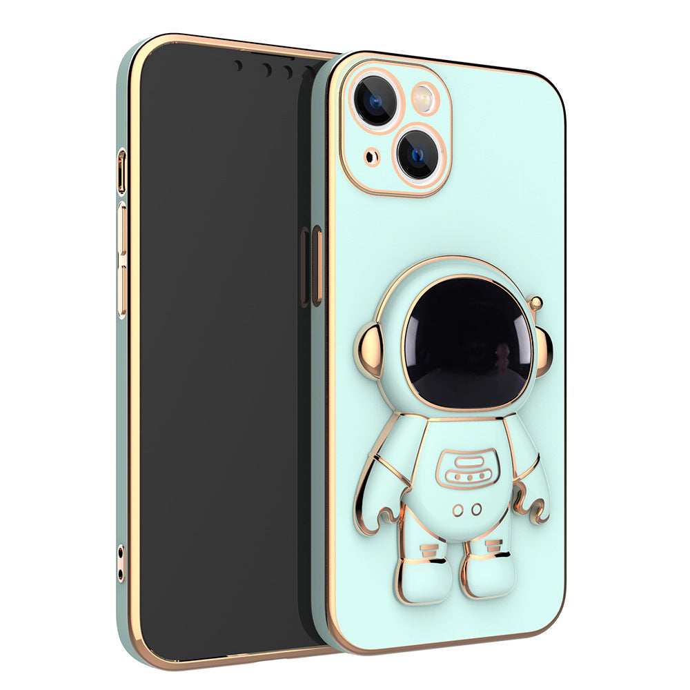 Electroplating 6D Astronaut Bracket Protective Case Cover