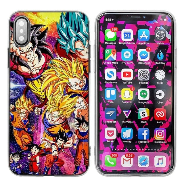 Dragon Ball Z Anime Goku Cartoon Phone Case