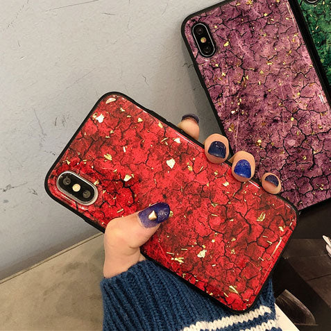 Marble Glitter Phone Case