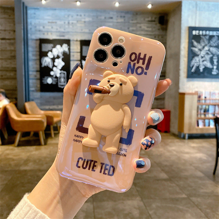 Three-Dimensional Ted Phone Cover