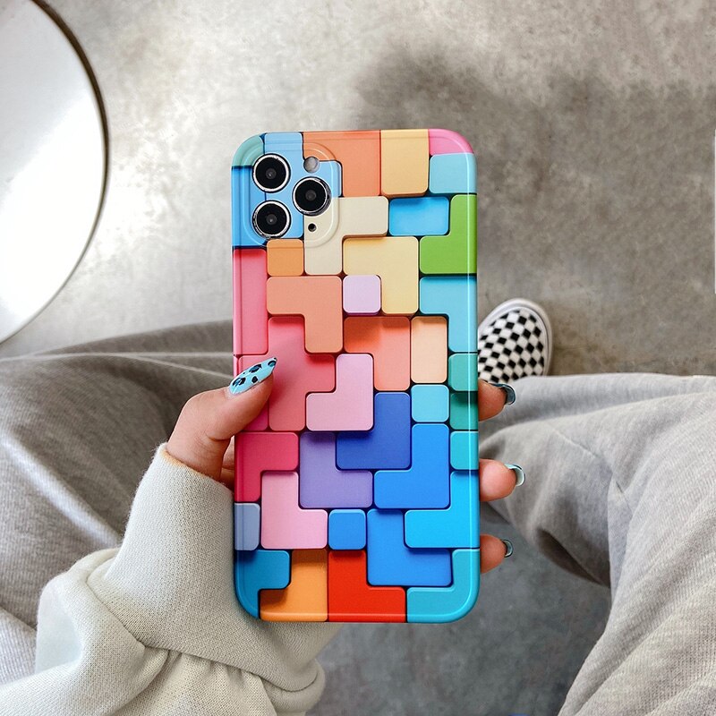 Colorful Block Phone Case