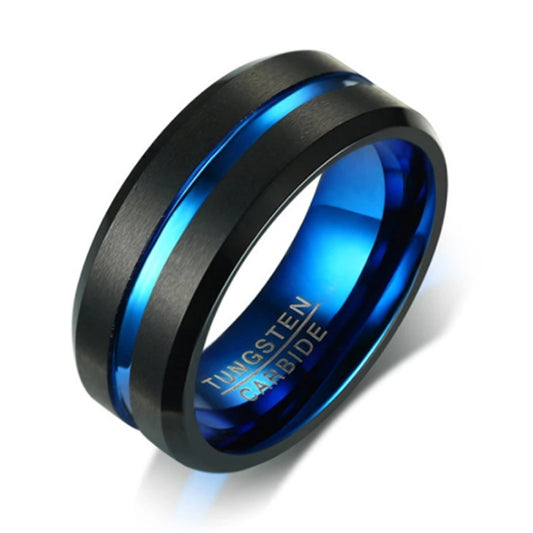 Elegant Two Color Tungsten Steel Ring