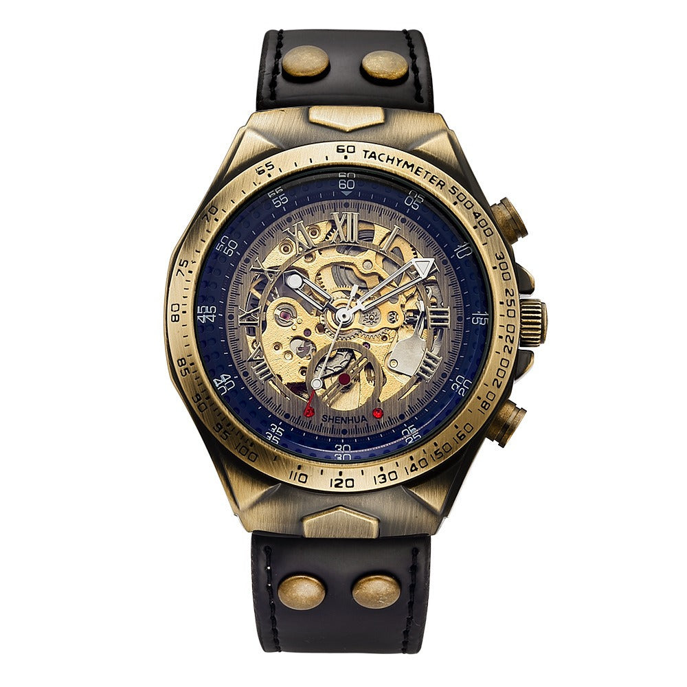 SHENHUA Men's Fashion Hollow out Watch