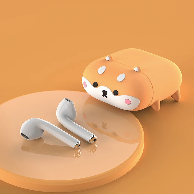 Cute Shiba Inu Soft Silicone Cover For Airpods